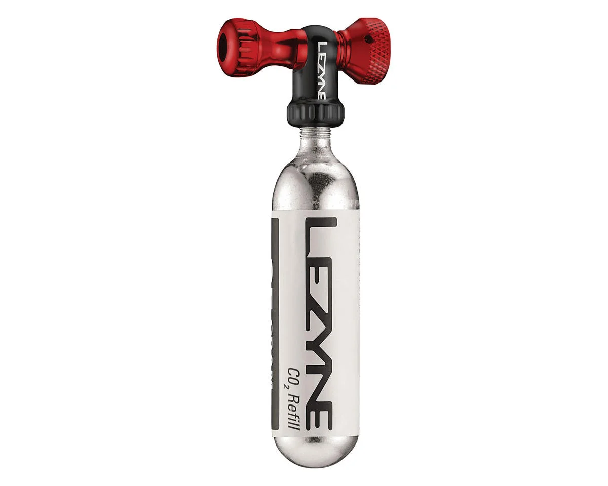 Lezyne Control Drive CO2 Inflator (Red) (w/ 25g Cartridge)